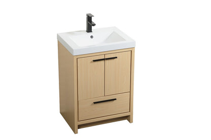 Elegant Furniture & Lighting - Wyatt 24 inch Single bathroom vanity in Maple - VF46024MMP veiw 15