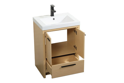 Elegant Furniture & Lighting - Wyatt 24 inch Single bathroom vanity in Maple - VF46024MMP veiw 16