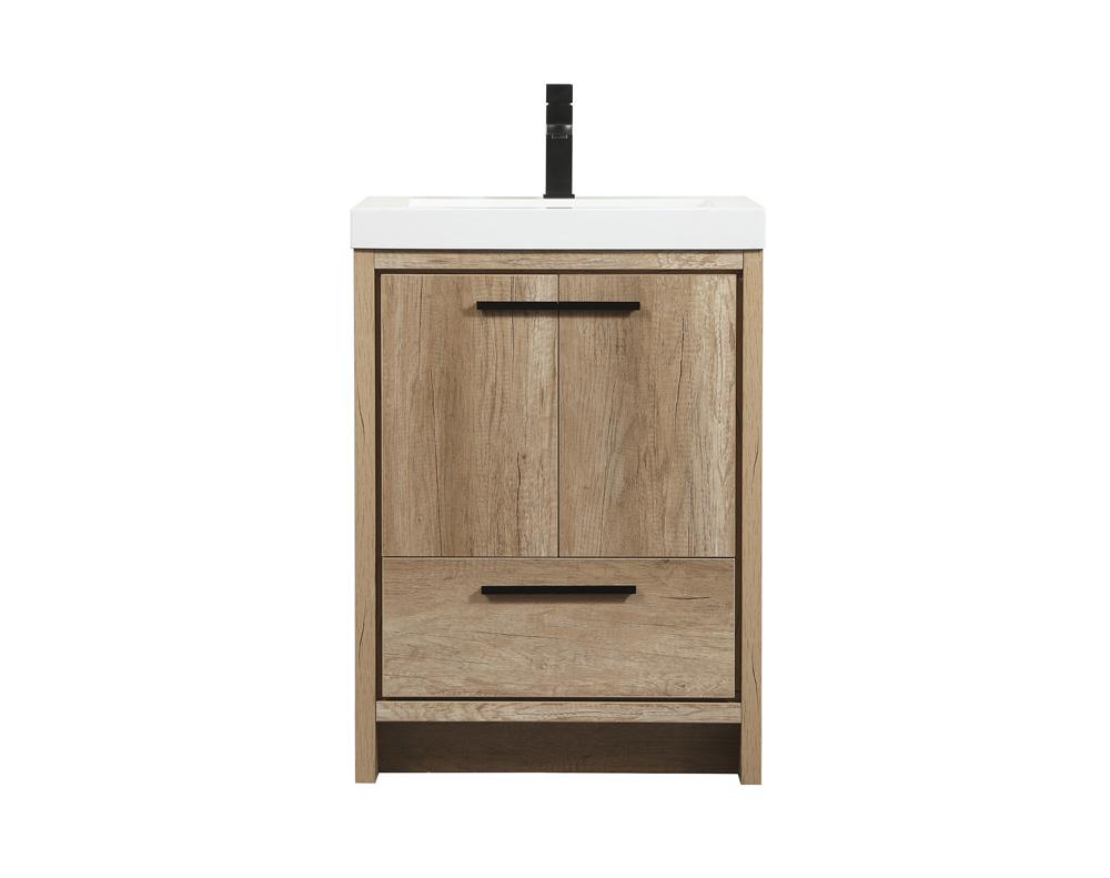 Elegant Furniture & Lighting - Wyatt 24 inch Single bathroom vanity in natural oak - VF46024NT veiw 1