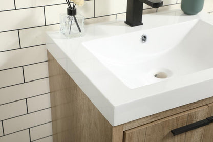 Elegant Furniture & Lighting - Wyatt 24 inch Single bathroom vanity in natural oak - VF46024NT veiw 6