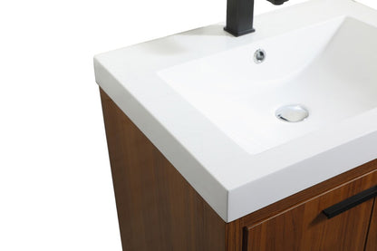 Elegant Furniture & Lighting - Wyatt 24 inch Single bathroom vanity in Teak - VF46024MTK veiw 4
