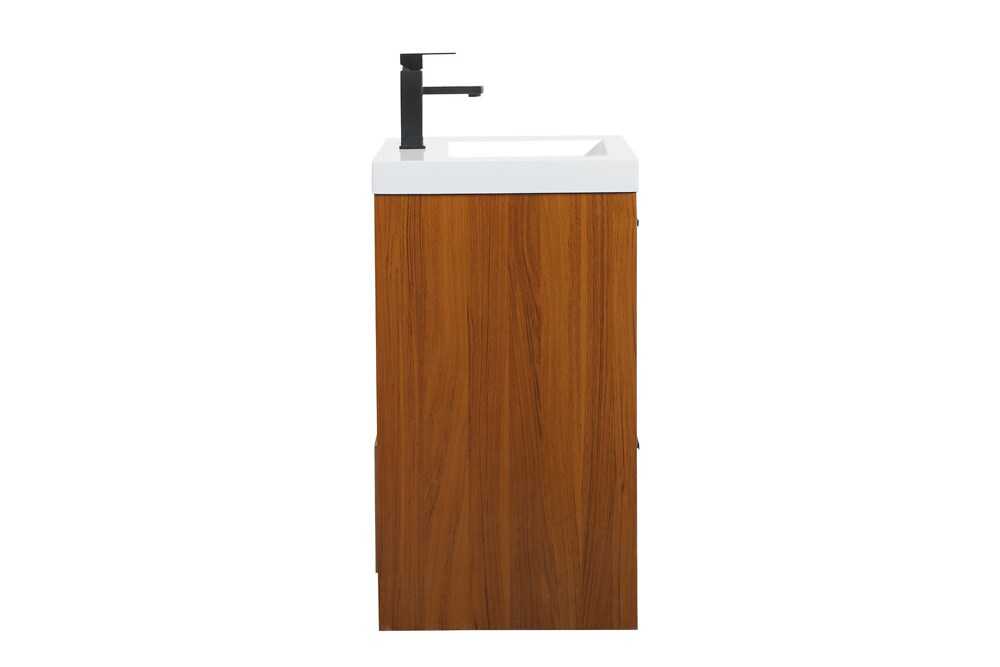 Elegant Furniture & Lighting - Wyatt 24 inch Single bathroom vanity in Teak - VF46024MTK veiw 7