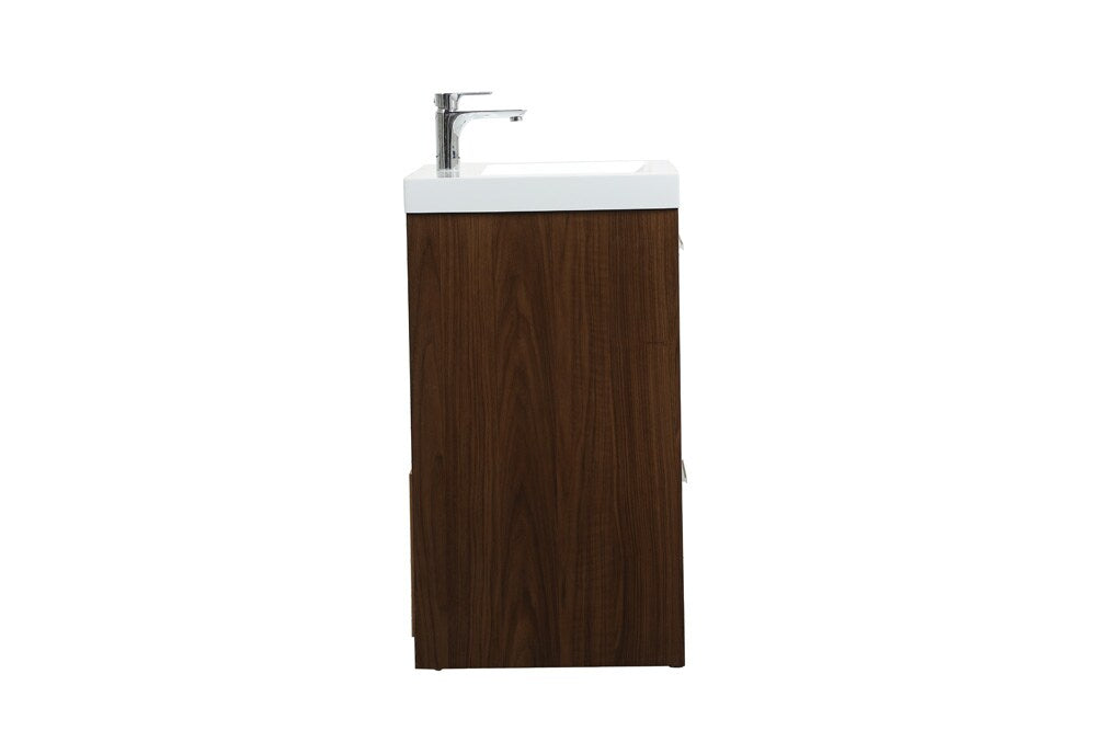 Elegant Furniture & Lighting - Wyatt 24 inch Single bathroom vanity in Walnut - VF46024MWT veiw 7