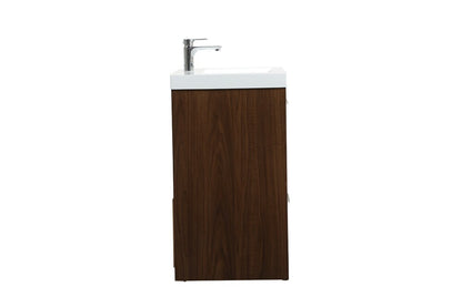 Elegant Furniture & Lighting - Wyatt 24 inch Single bathroom vanity in Walnut - VF46024MWT veiw 7