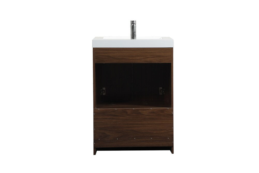 Elegant Furniture & Lighting - Wyatt 24 inch Single bathroom vanity in Walnut - VF46024MWT veiw 8