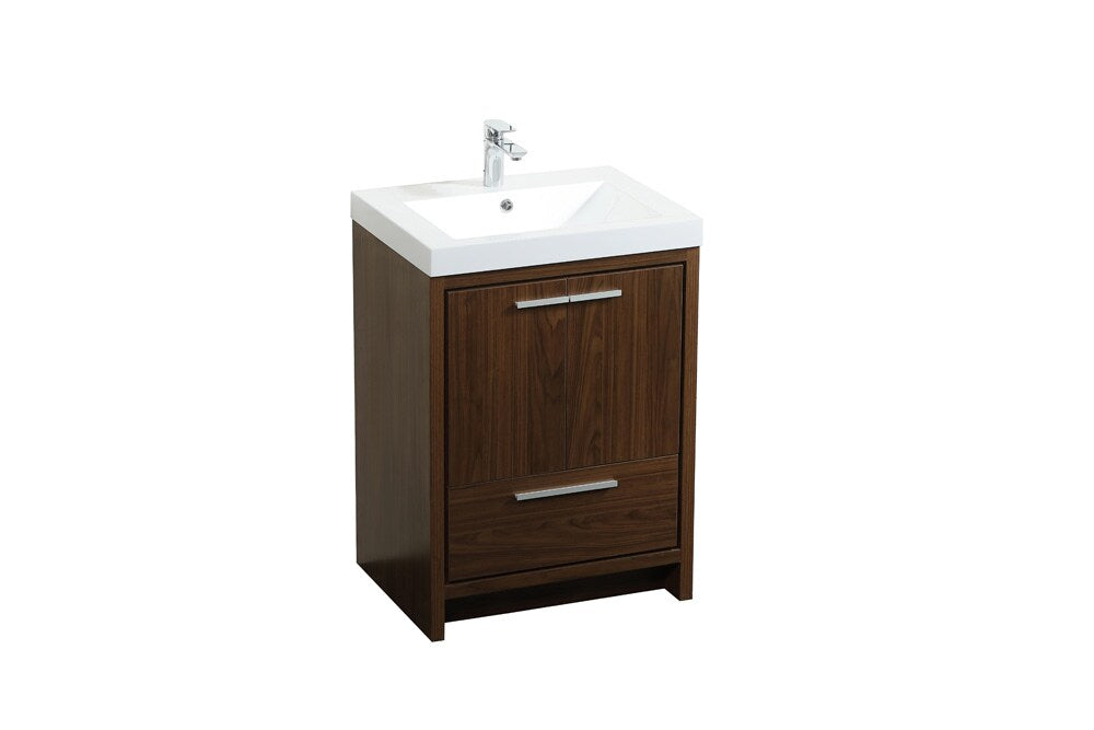 Elegant Furniture & Lighting - Wyatt 24 inch Single bathroom vanity in Walnut - VF46024MWT veiw 15