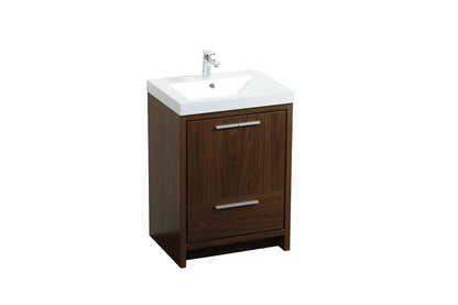 Elegant Furniture & Lighting - Wyatt 24 inch Single bathroom vanity in Walnut - VF46024MWT veiw 15