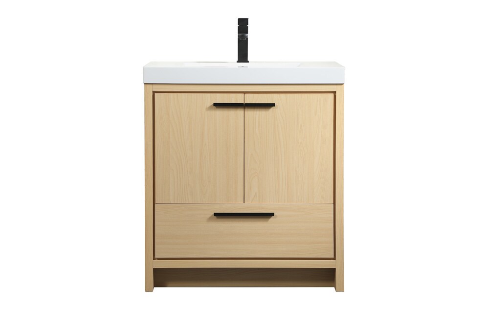 Elegant Furniture & Lighting - Wyatt 30 inch Single bathroom vanity in Maple - VF46030MMP veiw 1
