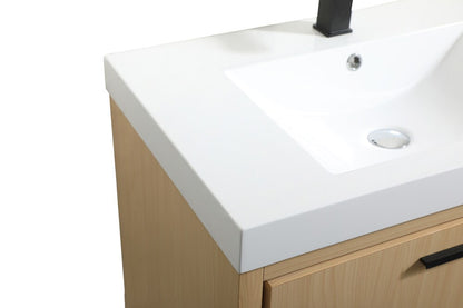 Elegant Furniture & Lighting - Wyatt 30 inch Single bathroom vanity in Maple - VF46030MMP veiw 4