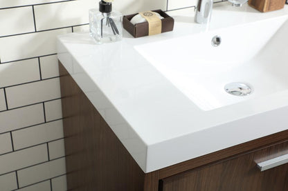 Elegant Furniture & Lighting - Wyatt 30 inch Single bathroom vanity in Walnut - VF46030MWT veiw 12