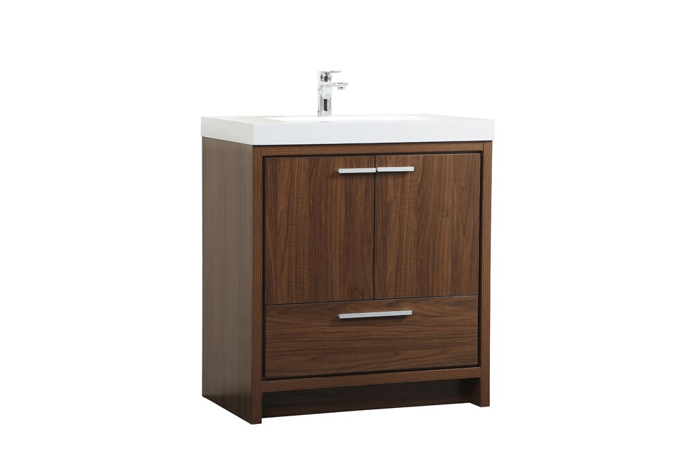Elegant Furniture & Lighting - Wyatt 30 inch Single bathroom vanity in Walnut - VF46030MWT veiw 14