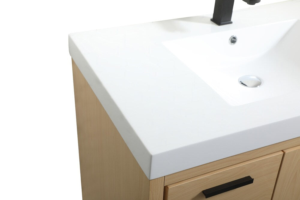 Elegant Furniture & Lighting - Wyatt 36 inch Single bathroom vanity in Maple - VF46036MMP veiw 4