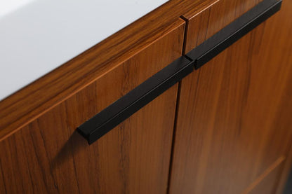 Elegant Furniture & Lighting - Wyatt 36 inch Single bathroom vanity in Teak - VF46036MTK veiw 5
