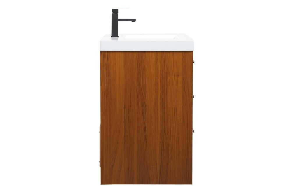 Elegant Furniture & Lighting - Wyatt 36 inch Single bathroom vanity in Teak - VF46036MTK veiw 7
