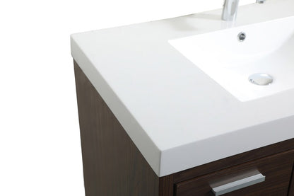 Elegant Furniture & Lighting - Wyatt 36 inch Single bathroom vanity in Walnut - VF46036MWT veiw 4
