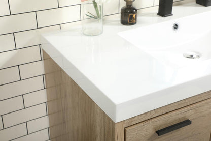 Elegant Furniture & Lighting - Wyatt 42 inch Single bathroom vanity in natural oak - VF46042NT veiw 6