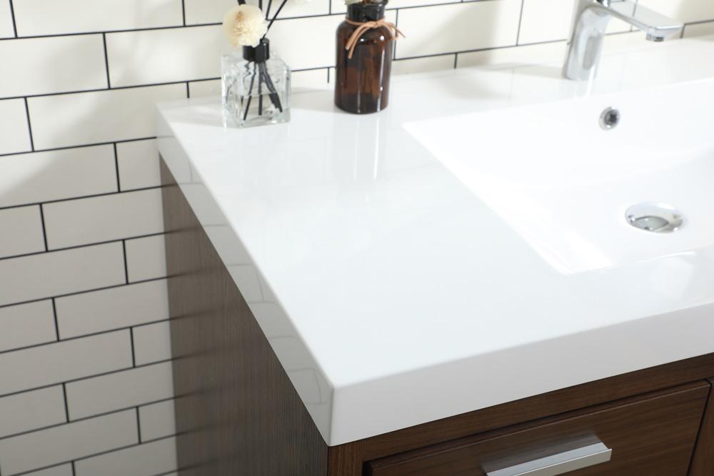 Elegant Furniture & Lighting - Wyatt 42 inch Single bathroom vanity in Walnut - VF46042MWT veiw 12