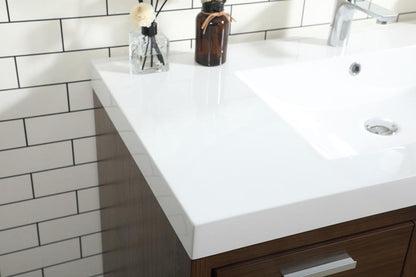 Elegant Furniture & Lighting - Wyatt 42 inch Single bathroom vanity in Walnut - VF46042MWT veiw 12