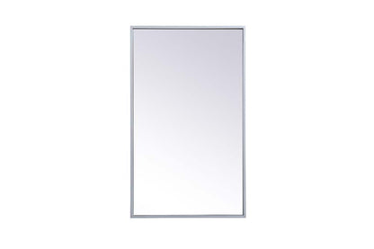 Elegant Furniture & Lighting - Wyn Metal mirror medicine cabinet 17 inch x 28 inch in silver - MR571728S veiw 1