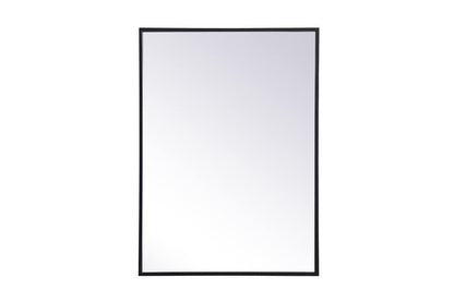 Elegant Furniture & Lighting - Wyn Metal mirror medicine cabinet 20 inch x 28 inch in Black - MR572028BLK veiw 1