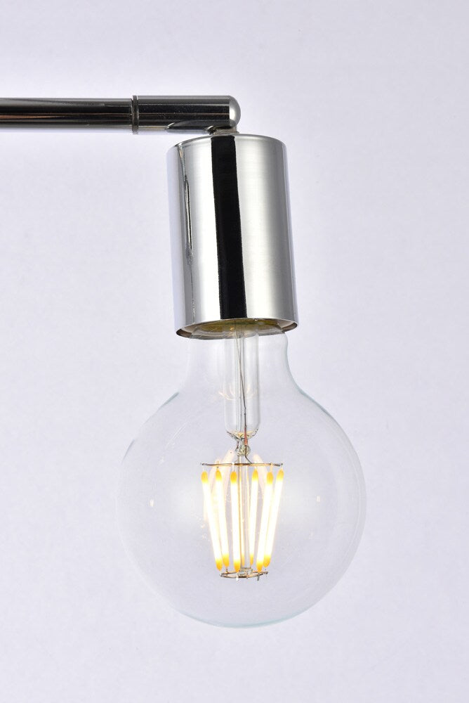 Elegant Furniture & Lighting - Zane 2 lights chrome flush mount - LD2348C veiw 4