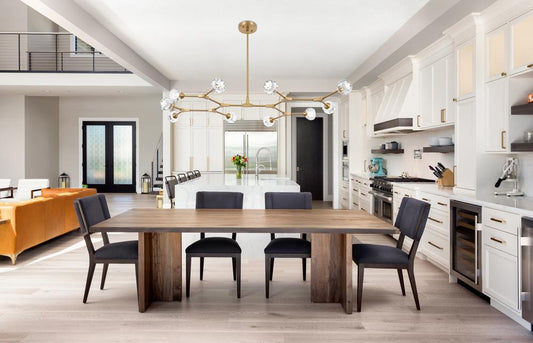 Elegant Furniture & Lighting - Zayne 10 Light Pendant in Gold - 3508D56G veiw 2