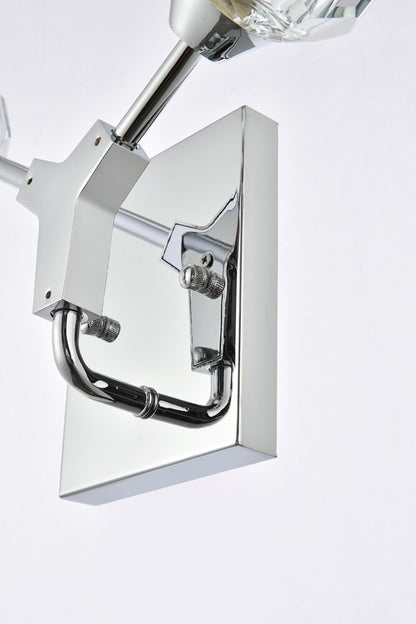Elegant Furniture & Lighting - Zayne 2 Light Wall Sconce in Chrome - 3508W15C veiw 6