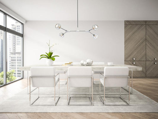 Elegant Furniture & Lighting - Zayne 4 Light Pendant in Chrome - 3508D30C veiw 2