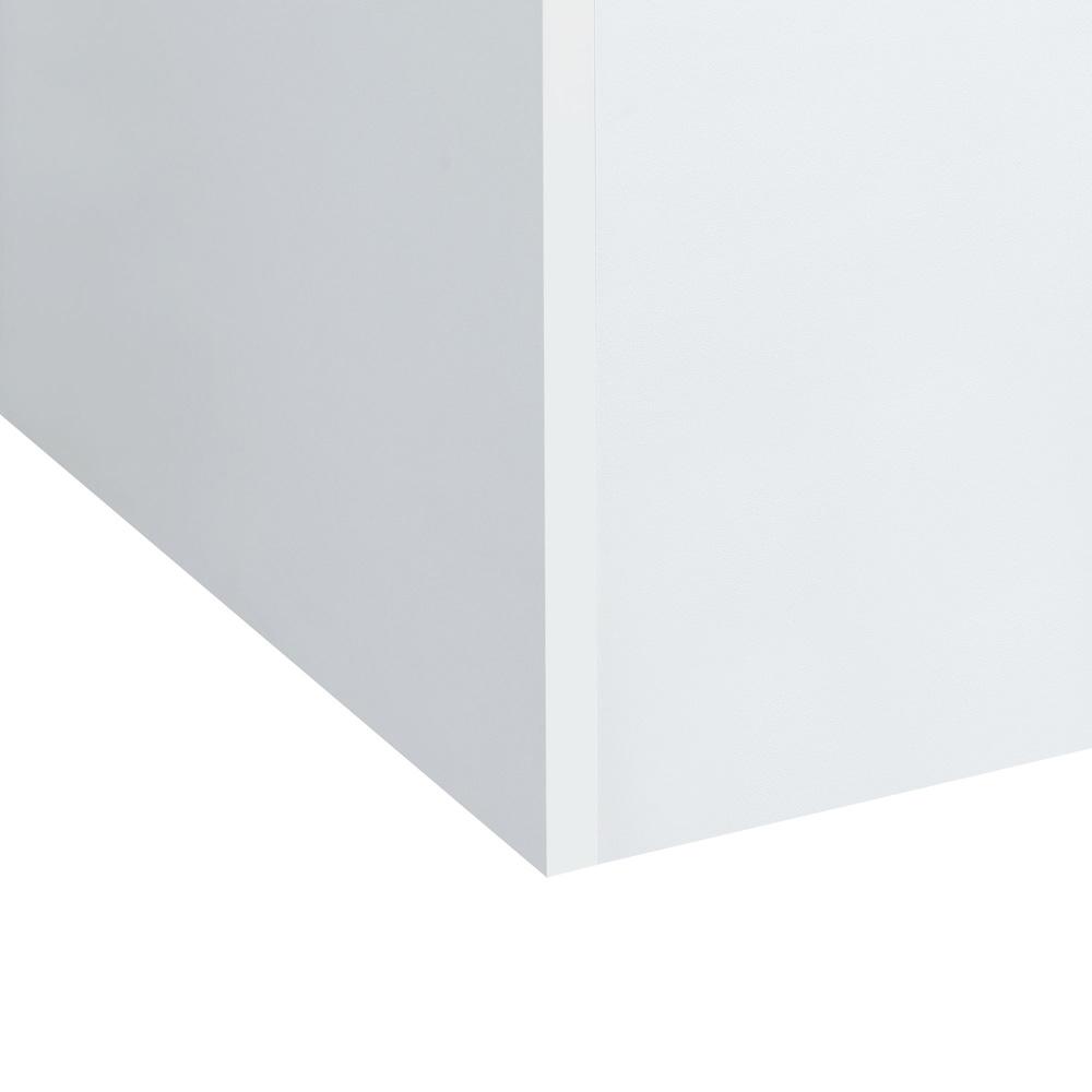 Picket House Furnishings - Aurora Mini Dressing Table with Stool, LED and USB in Glossy White - V-13260-7-VNSP veiw 4