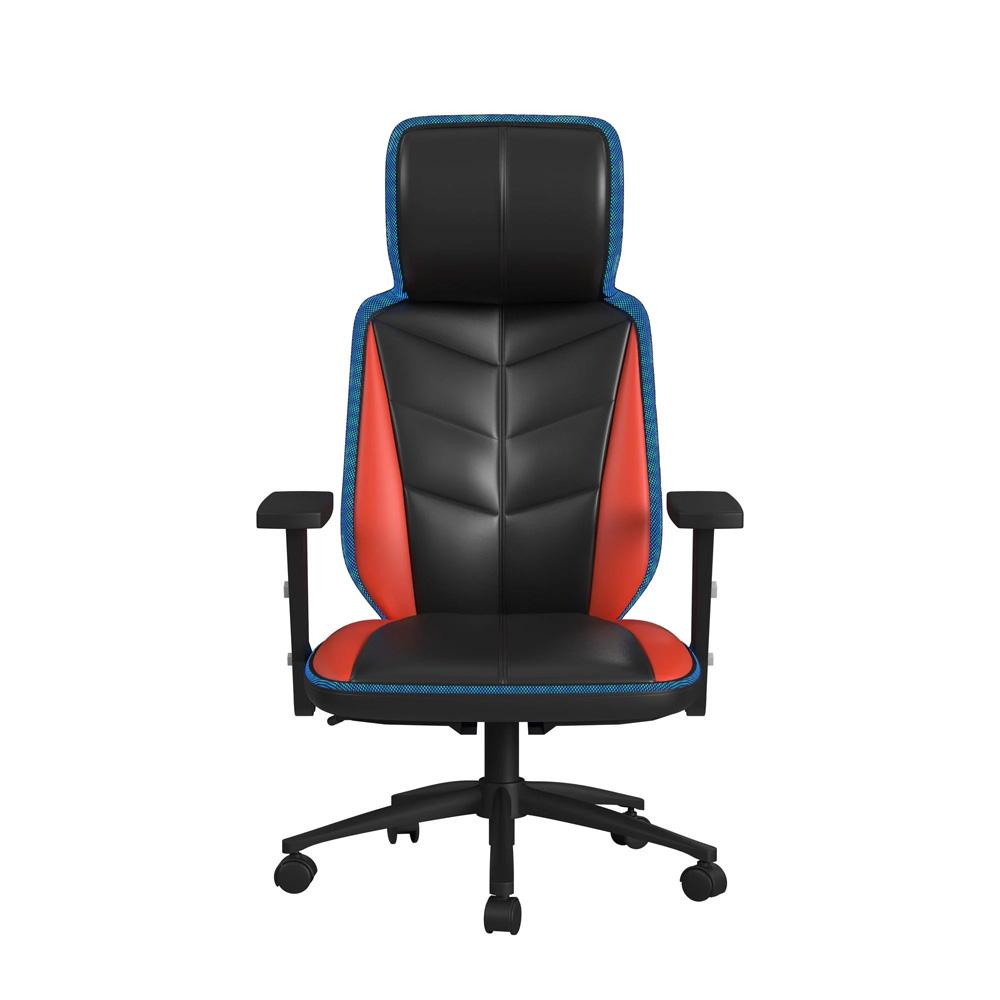 Picket House Furnishings - Salzburg Gaming Chair with LED and Speaker in Black and Red - 3A Packing - G-6710-8-GC4E veiw 2