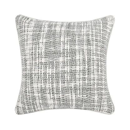 Villa by Classic Home - Baxter Woven 22in Throw Pillow, Gray - 22W - Gray, Ivory - V180014 veiw 1