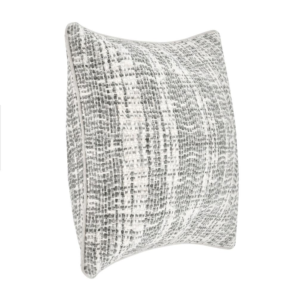 Villa by Classic Home - Baxter Woven 22in Throw Pillow, Gray - 22W - Gray, Ivory - V180014 veiw 2