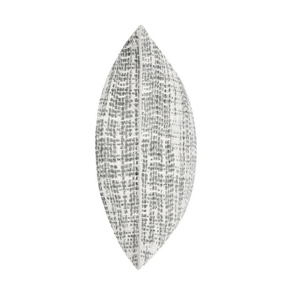 Villa by Classic Home - Baxter Woven 22in Throw Pillow, Gray - 22W - Gray, Ivory - V180014 veiw 3