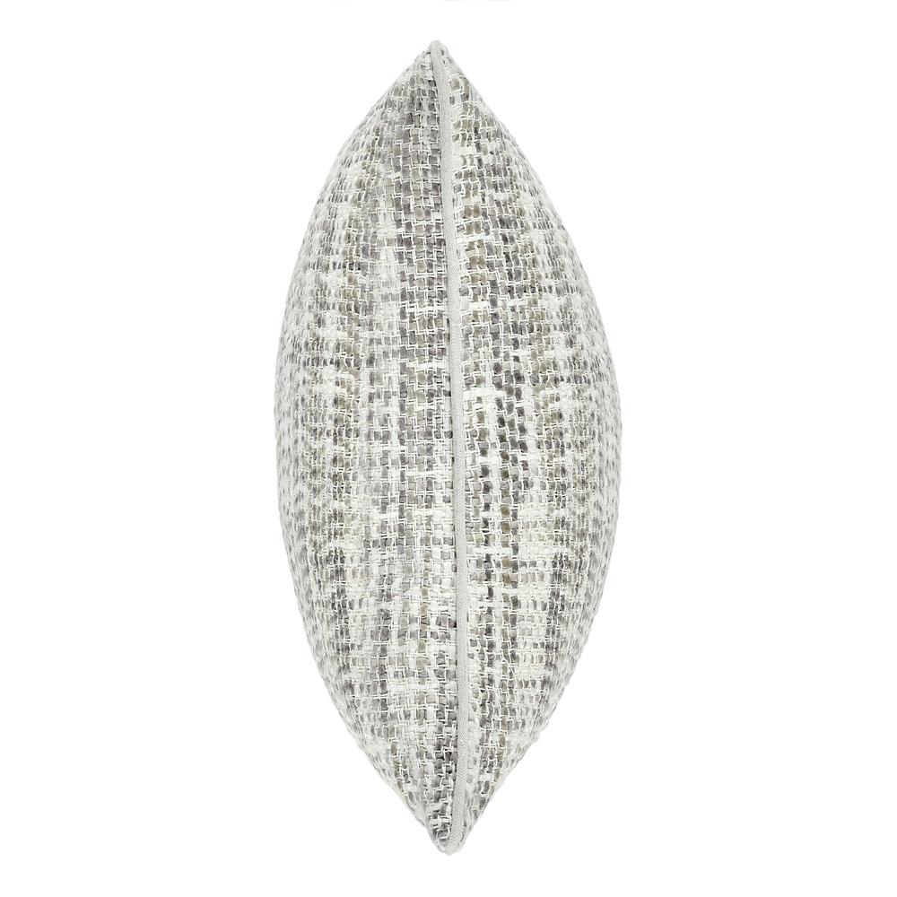 Villa by Classic Home - Baxter Woven 22in Throw Pillow, Natural - 22W - Ivory, Natural - V160280 veiw 2