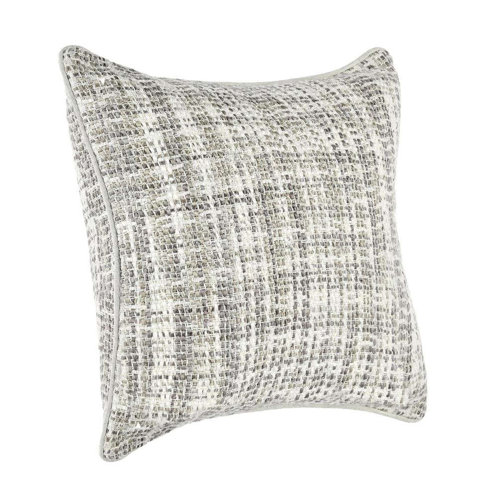Villa by Classic Home - Baxter Woven 22in Throw Pillow, Natural - 22W - Ivory, Natural - V160280 veiw 3