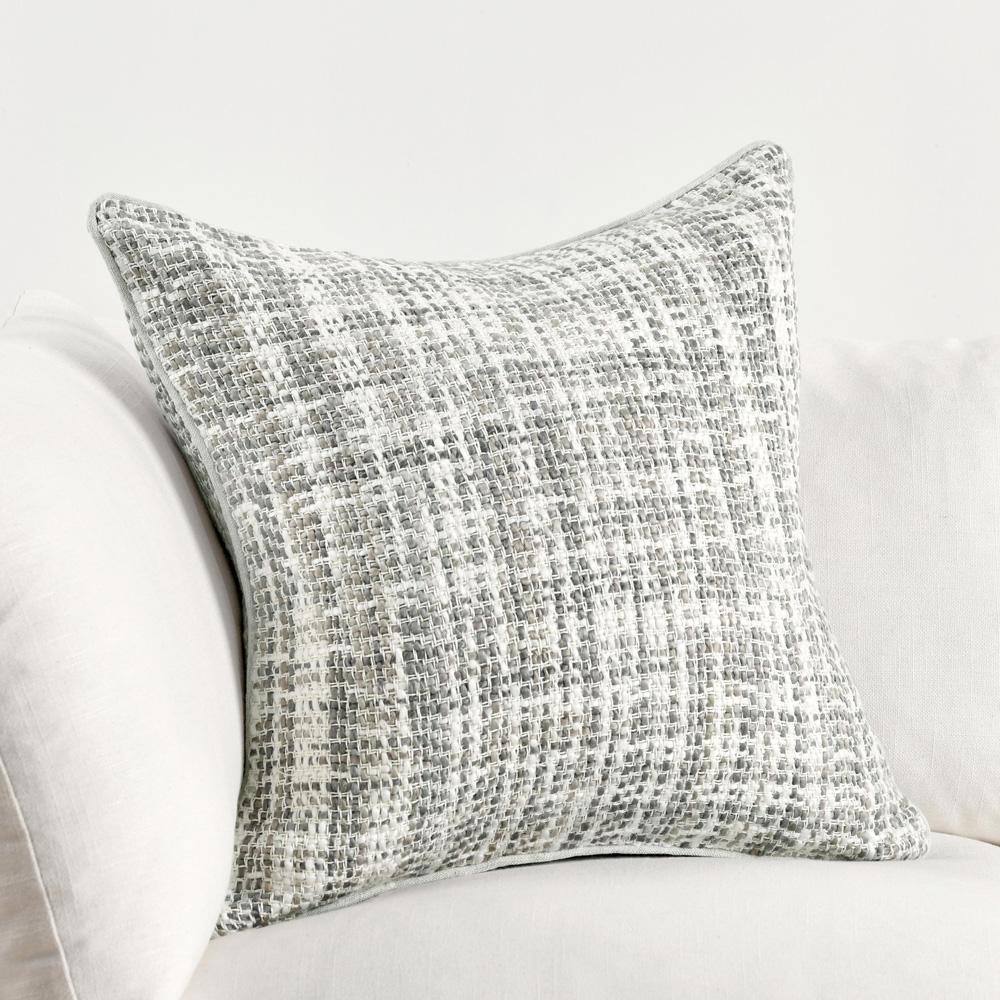 Villa by Classic Home - Baxter Woven 22in Throw Pillow, Natural - 22W - Ivory, Natural - V160280 veiw 4