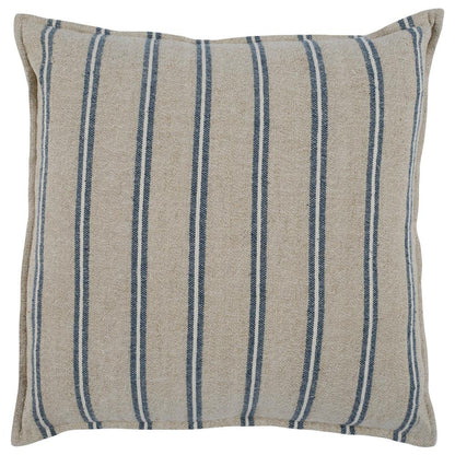 Villa by Classic Home - Demi 20in Rectangular Throw Pillow In Natural Blue  - 26W - Natural , Blue - V240034 veiw 1