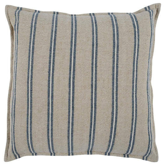 Villa by Classic Home - Demi 20in Rectangular Throw Pillow In Natural Blue  - 26W - Natural , Blue - V240034 veiw 1