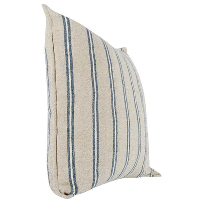 Villa by Classic Home - Demi 20in Rectangular Throw Pillow In Natural Blue  - 26W - Natural , Blue - V240034 veiw 4