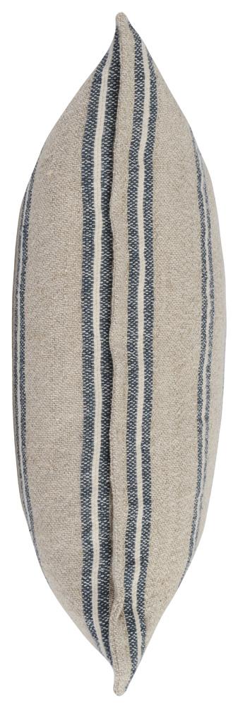 Villa by Classic Home - Demi 20in Square Throw Pillow In Natural Blue  - 20W - Natural , Blue - V240033 veiw 4