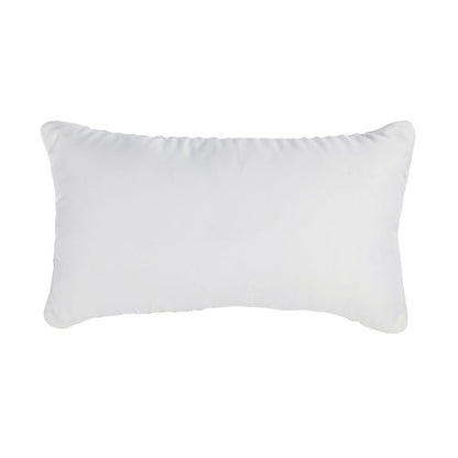 Villa by Classic Home - Prism 14inX26in Performance Outdoor Throw Pillow, White   - 26W - White - VO60010 veiw 1