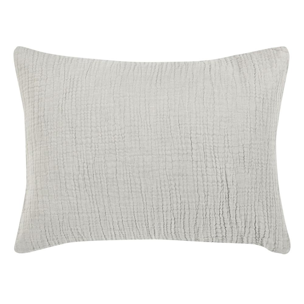 Villa by Classic Home - Camille Gray Linen Sham  - 26W - Gray - V250181 veiw 1