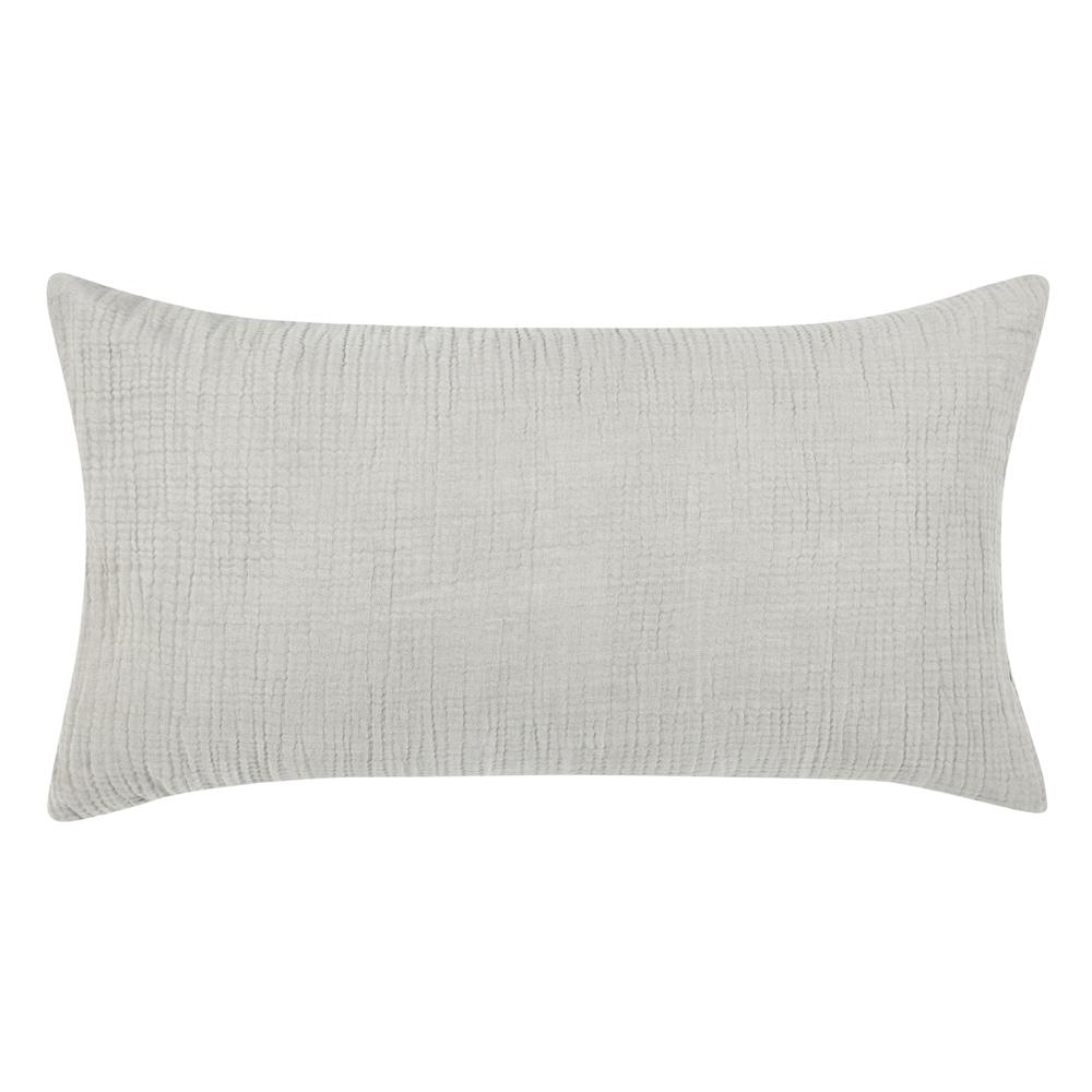 Villa by Classic Home - Camille Gray Linen Sham  - 36W - Gray - V250180 veiw 1