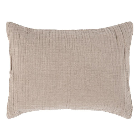 Villa by Classic Home - Camille Natural Linen Sham  - 26W - Natural - V250188 veiw 1