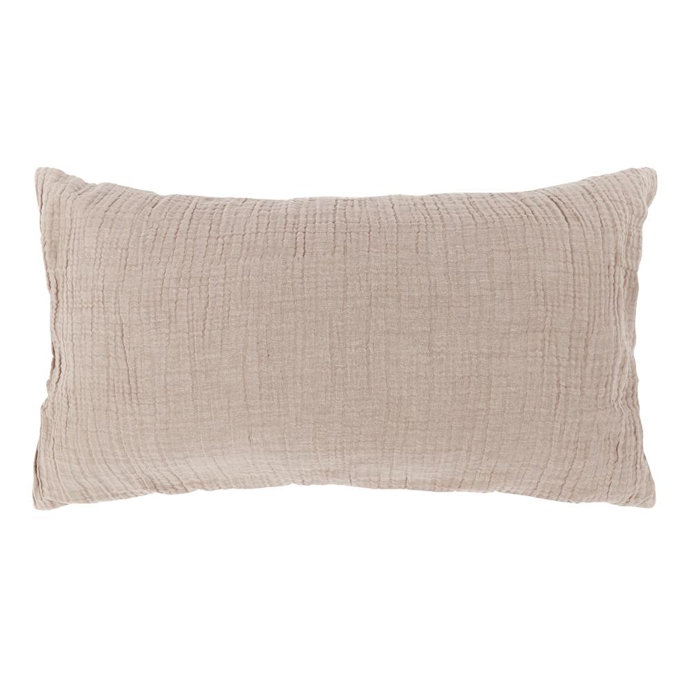 Villa by Classic Home - Camille Natural Linen Sham  - 36W - Natural - V250187 veiw 1