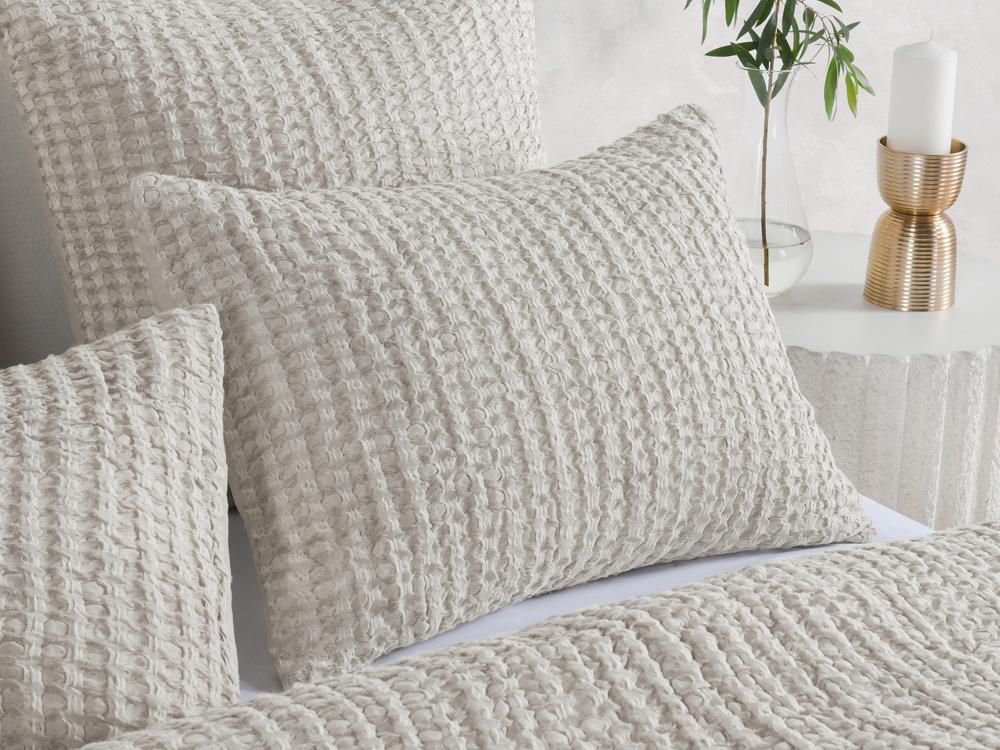 Villa by Classic Home - Claire Linen Natural Sham  - 26W - Natural - V250166 veiw 4