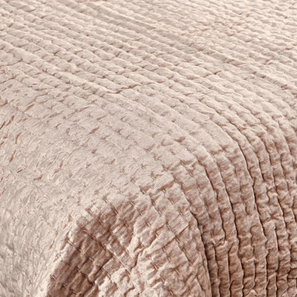 Villa by Classic Home - Dimitry 100% Rayon Velvet Bliss Pink King Quilt  - 108W - Bliss Pink - V240108 veiw 5