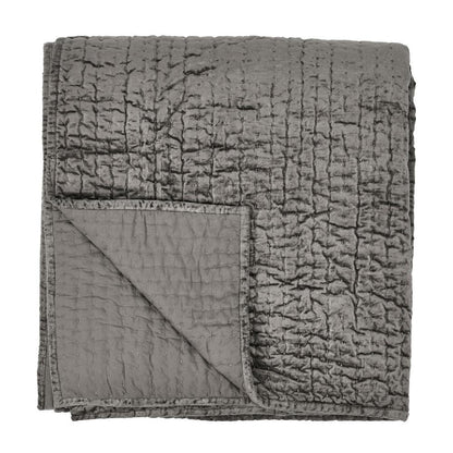 Villa by Classic Home - Dimitry 100% Rayon Velvet Desert Brown King Quilt  - 108W - Desert Brown - V160030 veiw 1