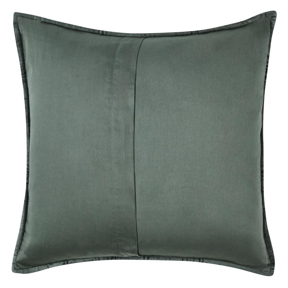 Villa by Classic Home - Dimitry 100% Rayon Velvet Bay Green Euro Sham  - 26W - Bay Green - V200123 veiw 2