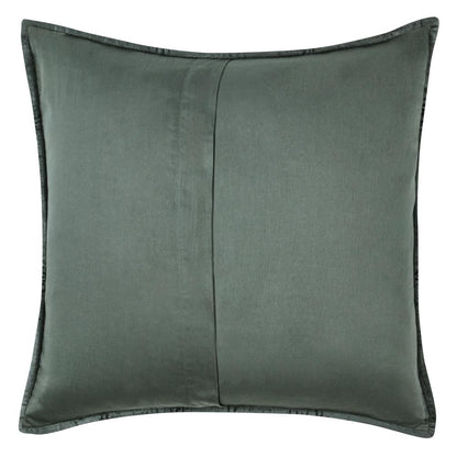 Villa by Classic Home - Dimitry 100% Rayon Velvet Bay Green Euro Sham  - 26W - Bay Green - V200123 veiw 2